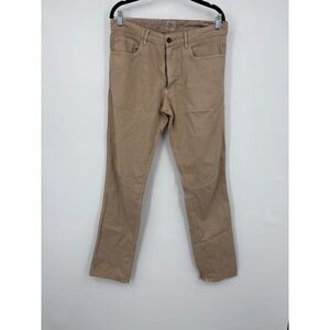 FAHERTY BRAND Men's Tan Pants Size 32 Straight Leg Casual Chinos